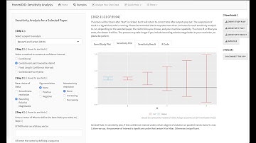 Shiny App HonestDiD Sensitivity Analysis