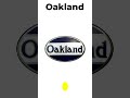 Oakland logo history #BrandEvolution #DesignHistory #LogoDesign #IconicLogos