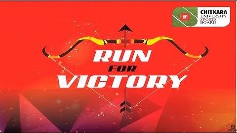 Run for Victory - Chitkara University, Punjab