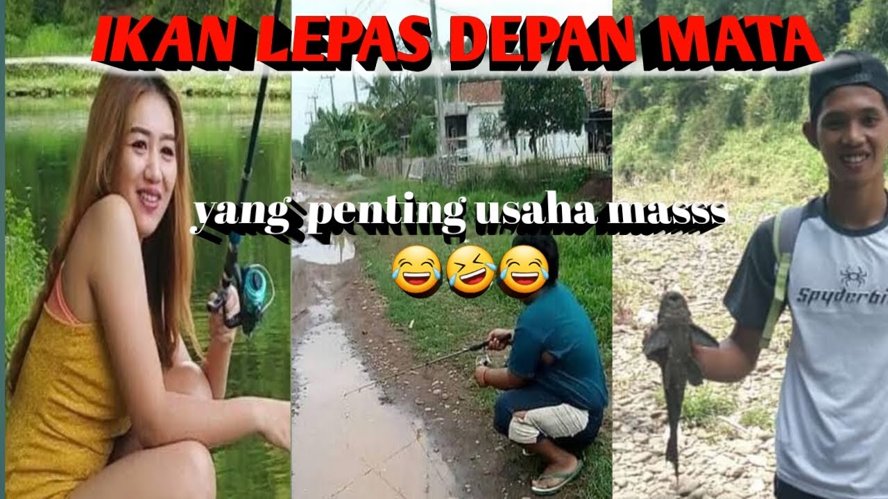 VIDIO MANCING LUCU || IKAN LEPAS BIKIN NGAKAK BANGET
