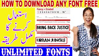 How to download fonts | Unlimited fonts downloader |Da font screenshot 4