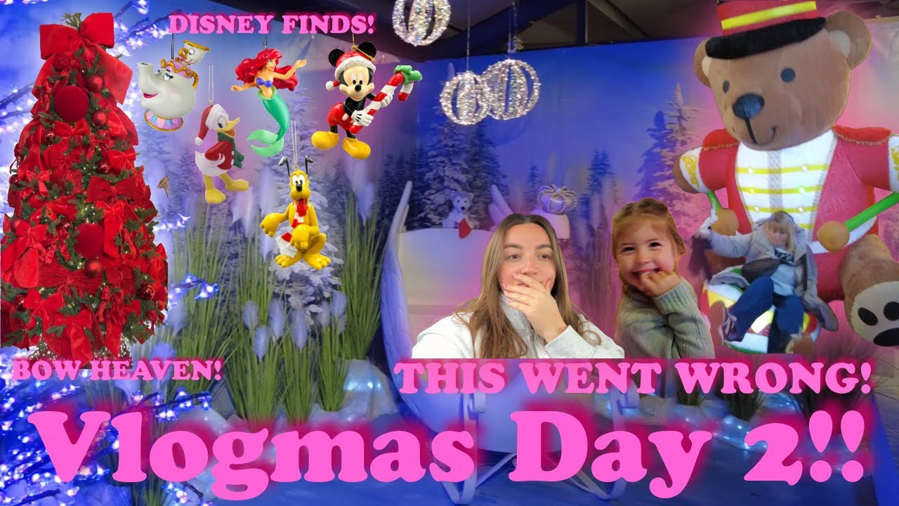Inflatable Disaster 🤣 & Magical Christmas Shopping Day🛍️🎄Vlogmas Day 2 🎄