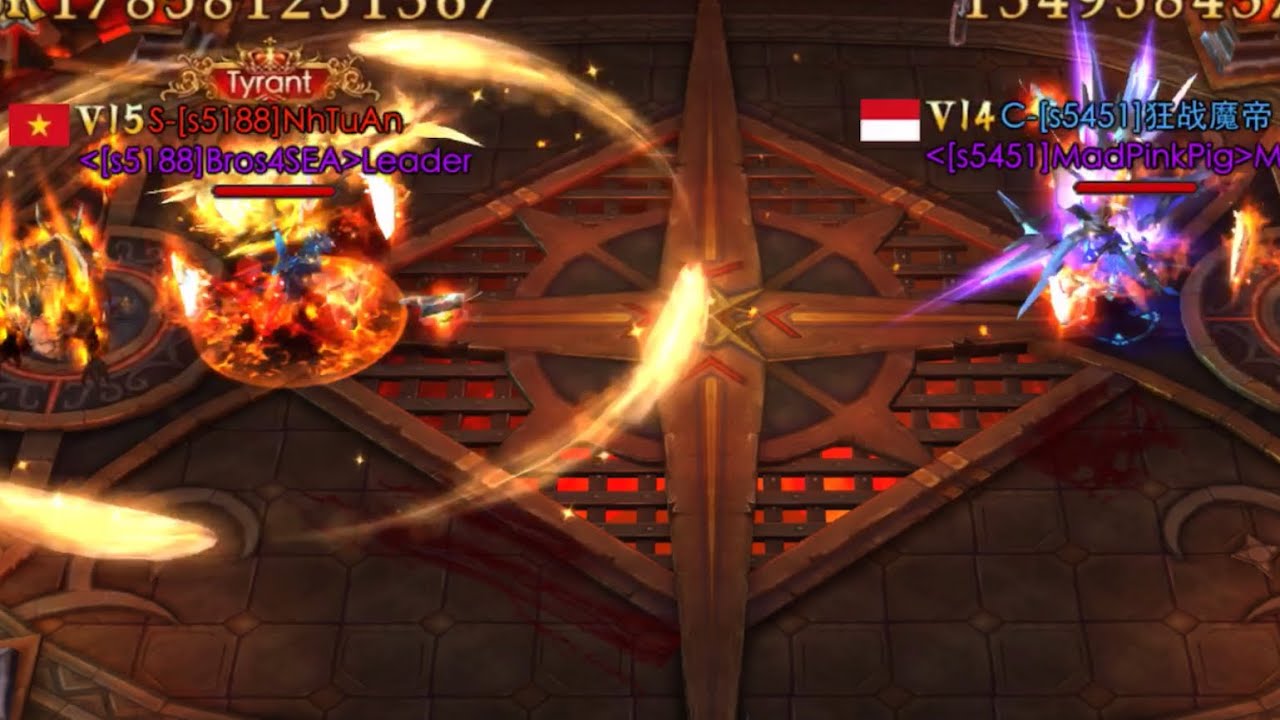 Legacy of Discord: s5000 to s6000 QuarterFinal Cross Server War 2019 [HKT]