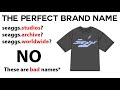 How to pick a name for your clothing brand 2023