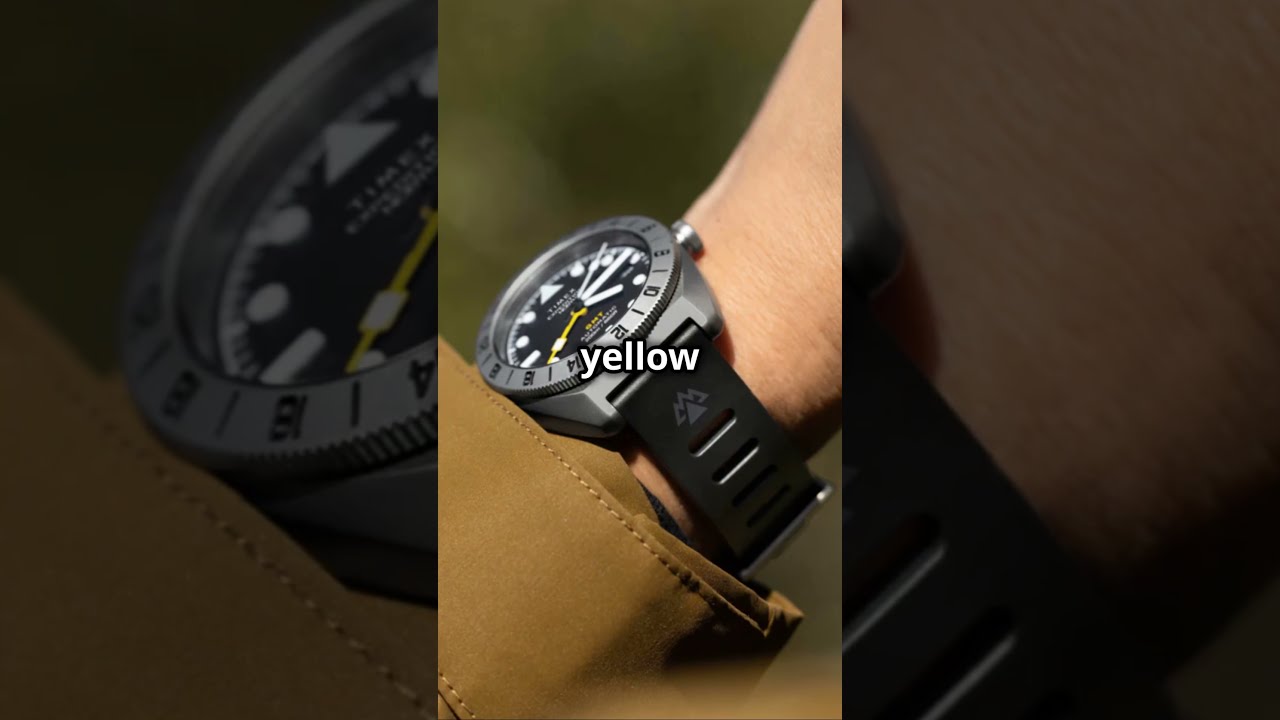 TIMEX タイメックス エクスペディション ノース GMT TW2W53000 Expedition GMT Titanium Automatic 41mm Silicone Strap Watch