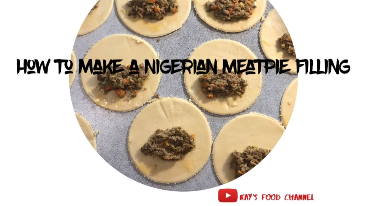 Nigerian Meatpie Part 1; making the filling 