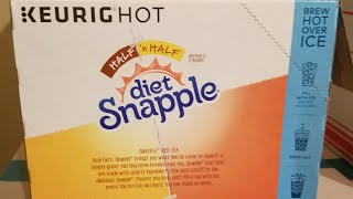 Tuesdays with a Tea: Episode 12 (Diet Snapple Half and Half K-cups)