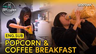 Tzuyang Drinks 15 Packs of Instant Coffee in One Go | The Manager EP389 | KOCOWA 