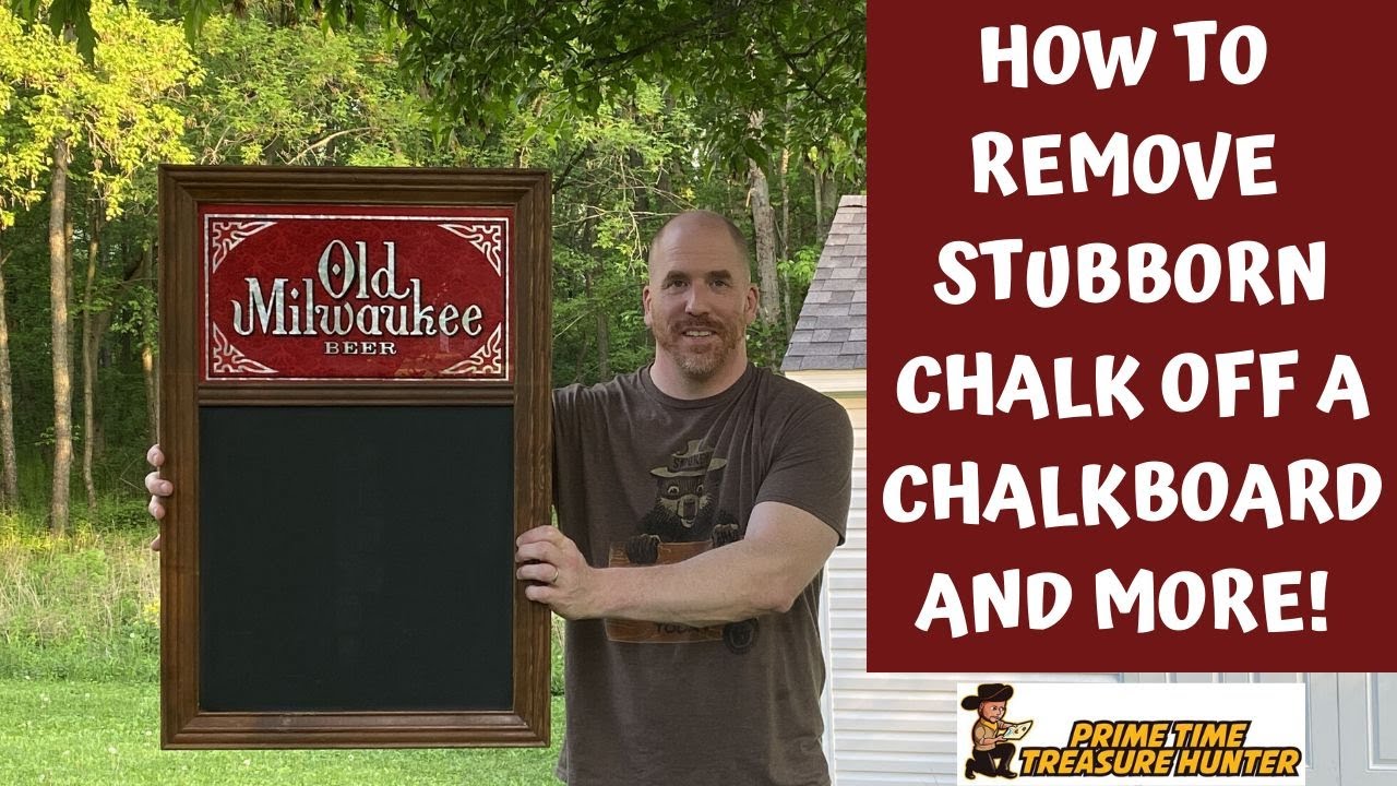 How To Remove Stubborn Chalk Off A Chalkboard And More Reselling Tips How To Remove Stubborn Chalk Off A Chalkboard And More Reselling Tips
