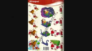4 For You Kerst 3D Knipvellen - S4-3008 - F&F Cards - Voorbeeldkaarten - Het Hobbypunt