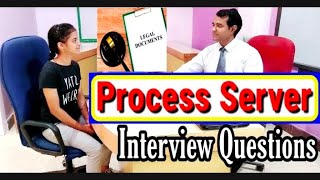 Process Server interview | Process server in Court | PD CLASSES