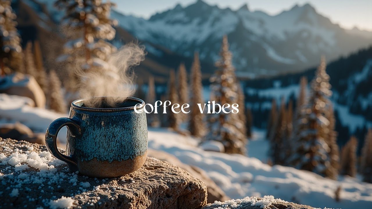 Акустическая гитара и тепло кофе | Расслабляющая атмосфера кафе для учебы и сна