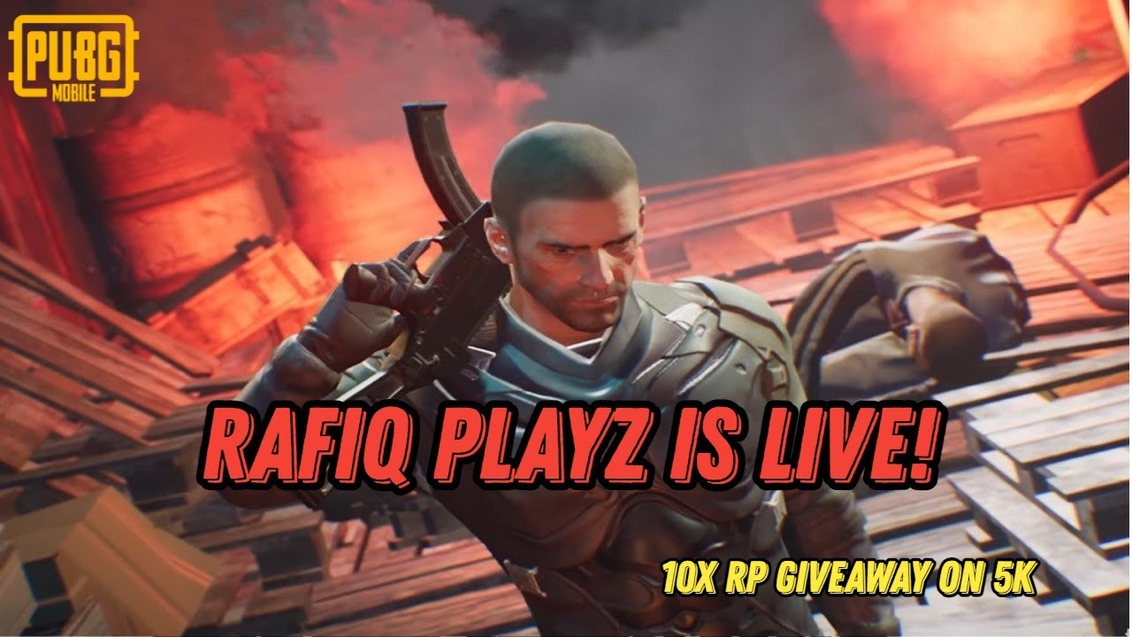 Ch Rafiq Rp RAFIQ PLAYZ LIVE PUBG LIVE UC RP GIVEAWAY - YouTube