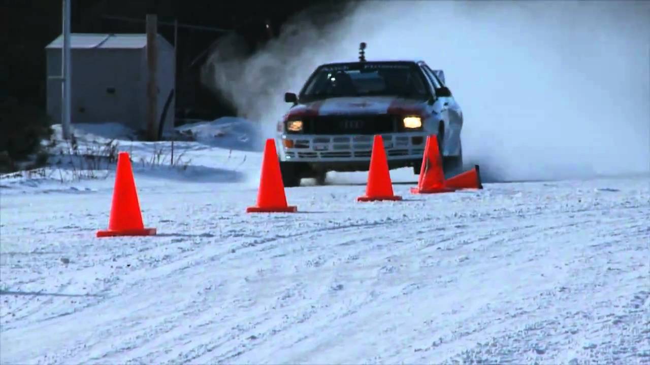 Audi quattro Rally Driving