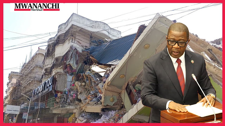 SERIKALI YAINGILIA KATI KUPOROMOKA KWA GHOROFA KARIAKOO, YATANGAZA HATUA KALI
