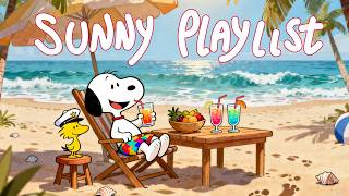 Sunny Jazz with Snoopy 🌊🛋️ Relaxing Jazz for Cozy Afternoons & Easy Living at Snoopy Station