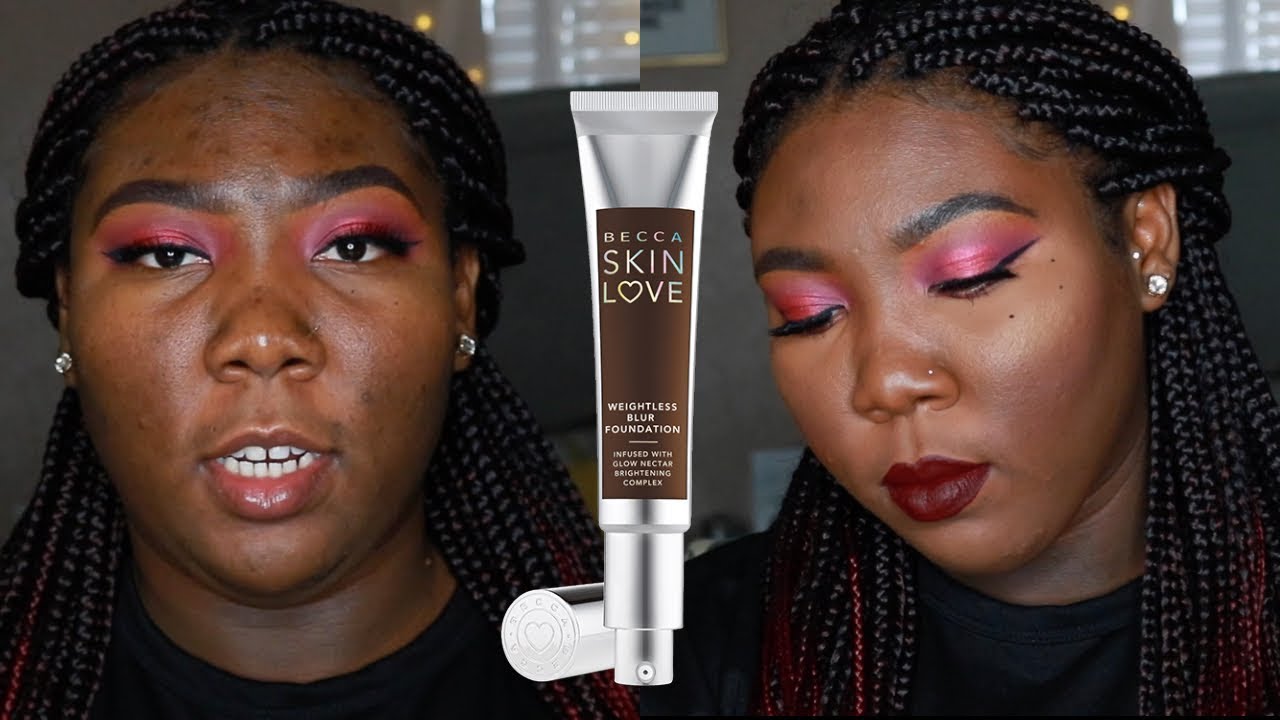 WORTH THE COIN OR NAH SIS? | BECCA SKIN LOVE WEIGHTLESS BLUR FOUNDATION