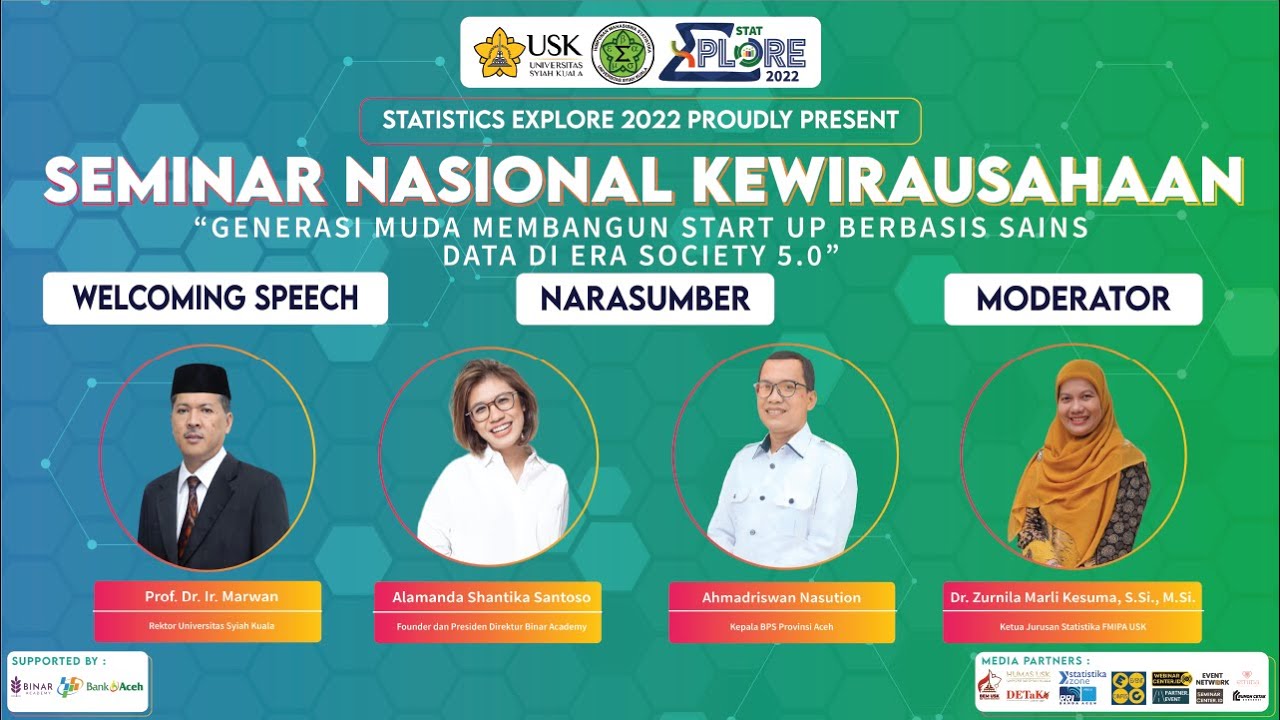 SEMINAR NASIONAL STAT EXPLORE 2022 - YouTube