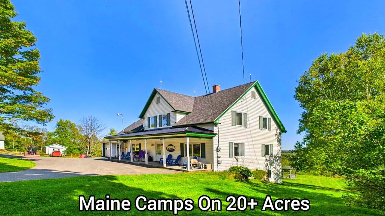 Фермерский дом в штате Мэн на 20 акрах | Недвижимость в штате Мэн на продажу | Доходная недвижимо...