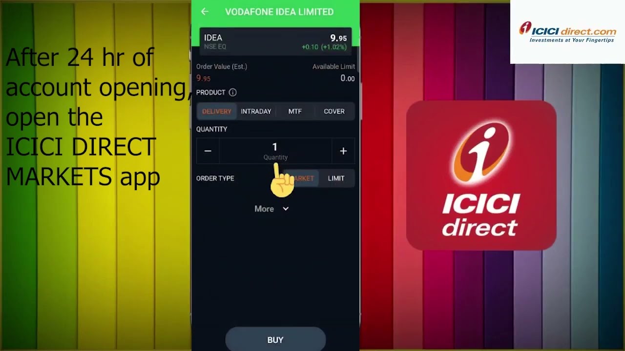How To Trade In ICICI Direct Markets App || ICICI Direct Partner Program