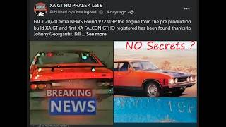 Ford Lot 6 Works 20 Facts On The Xa Gtho Phase 4 Proto