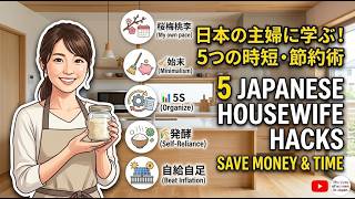 5 Japanese Housewife Hacks to Save Money &amp; Time Daily
