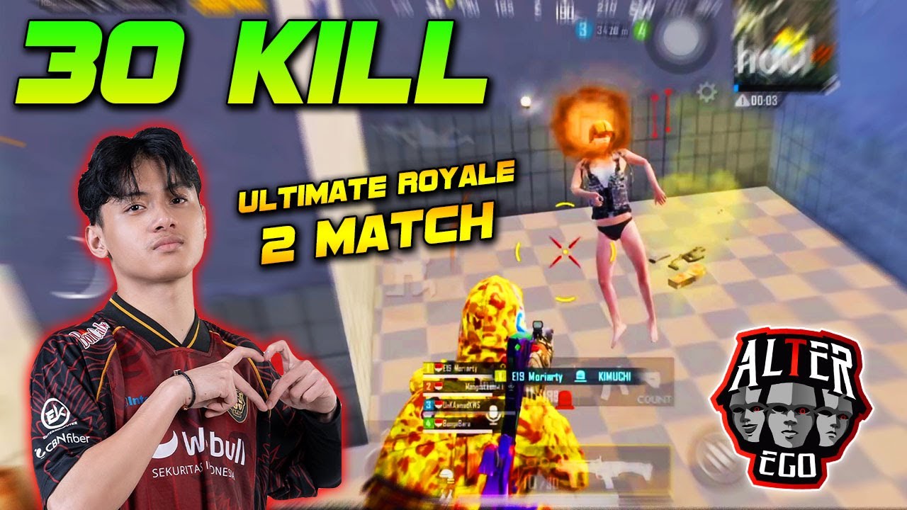 PUBG Mobile indonesia : Rosemary 2 Match Ultimate Royale Highlight Ep.435