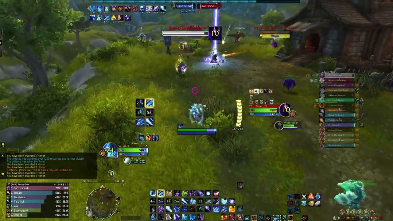 Massive Glacial Spike Damage - Dragonflight PVP - Frost Mage