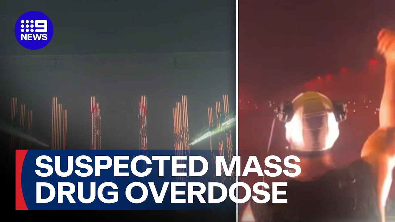 A man has died and five others hospitalised after suspected mass drug overdose | 9 news Australia