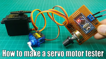 How to make a DIY servo motor tester with the Arduino | Step by step instruction