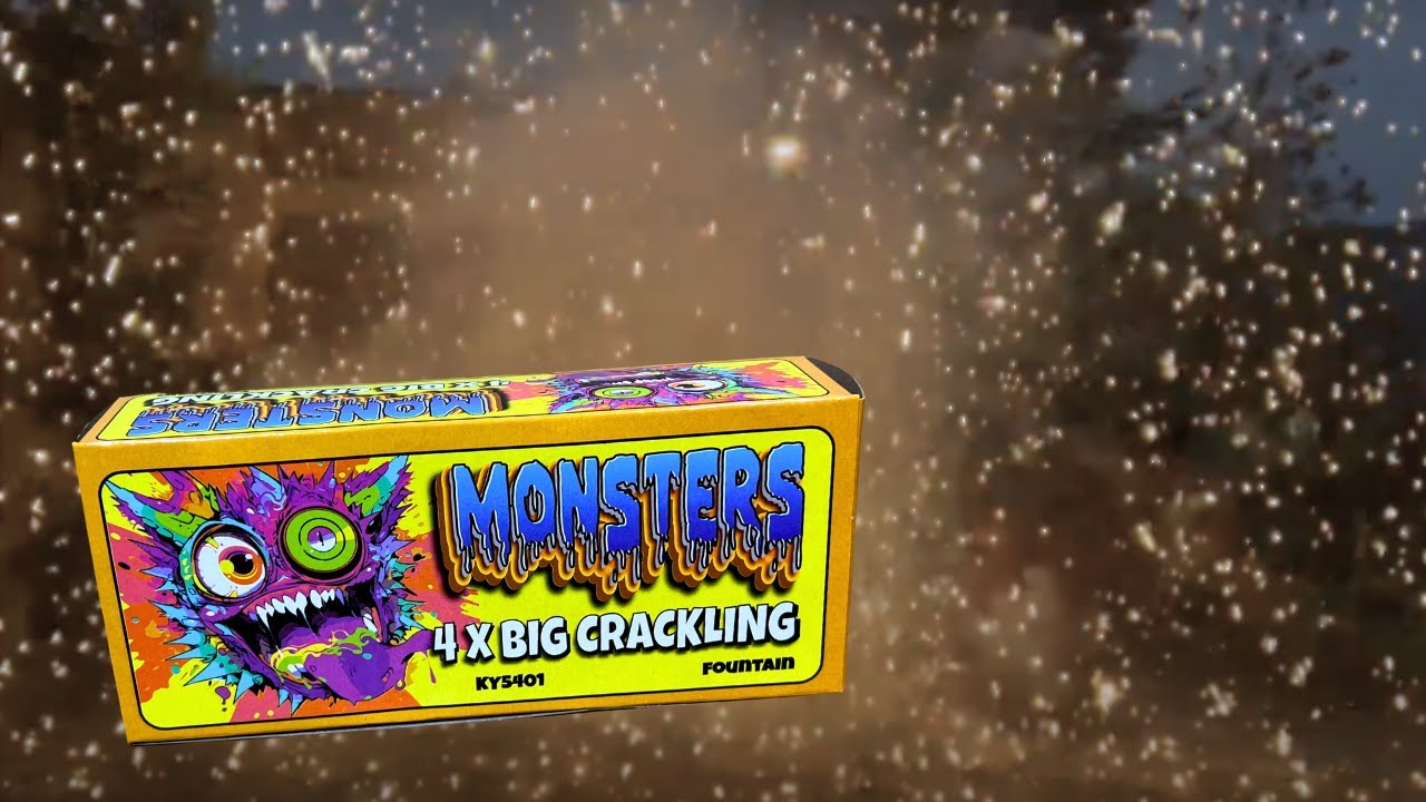 Monsters | 4 stuks | China Red Vuurwerk
