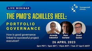 The PMO’s Achilles Heel: Portfolio Governance