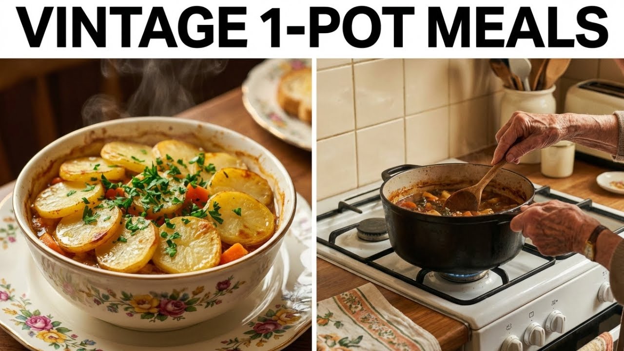 25 CHEAP British Vintage One-Pot Meals for Seniors Living Alone
