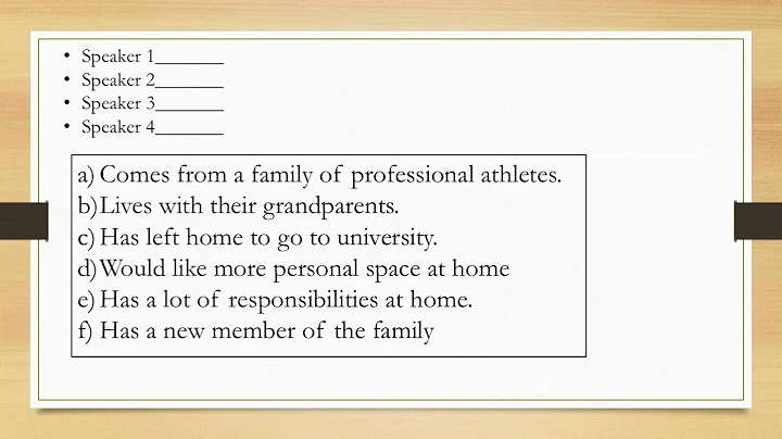 Aptis listening part 2 exam 2