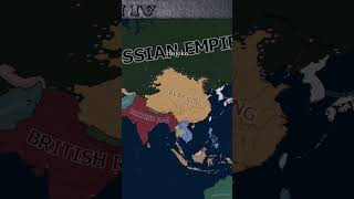 Russian Em. vs Chinese Em. #history #hoi4timelapse #map #hoi4 #hoi4_gameplay