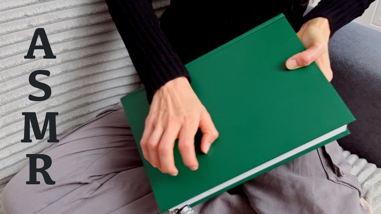 ASMR Book Tapping Triggers for Sleep| No Talking