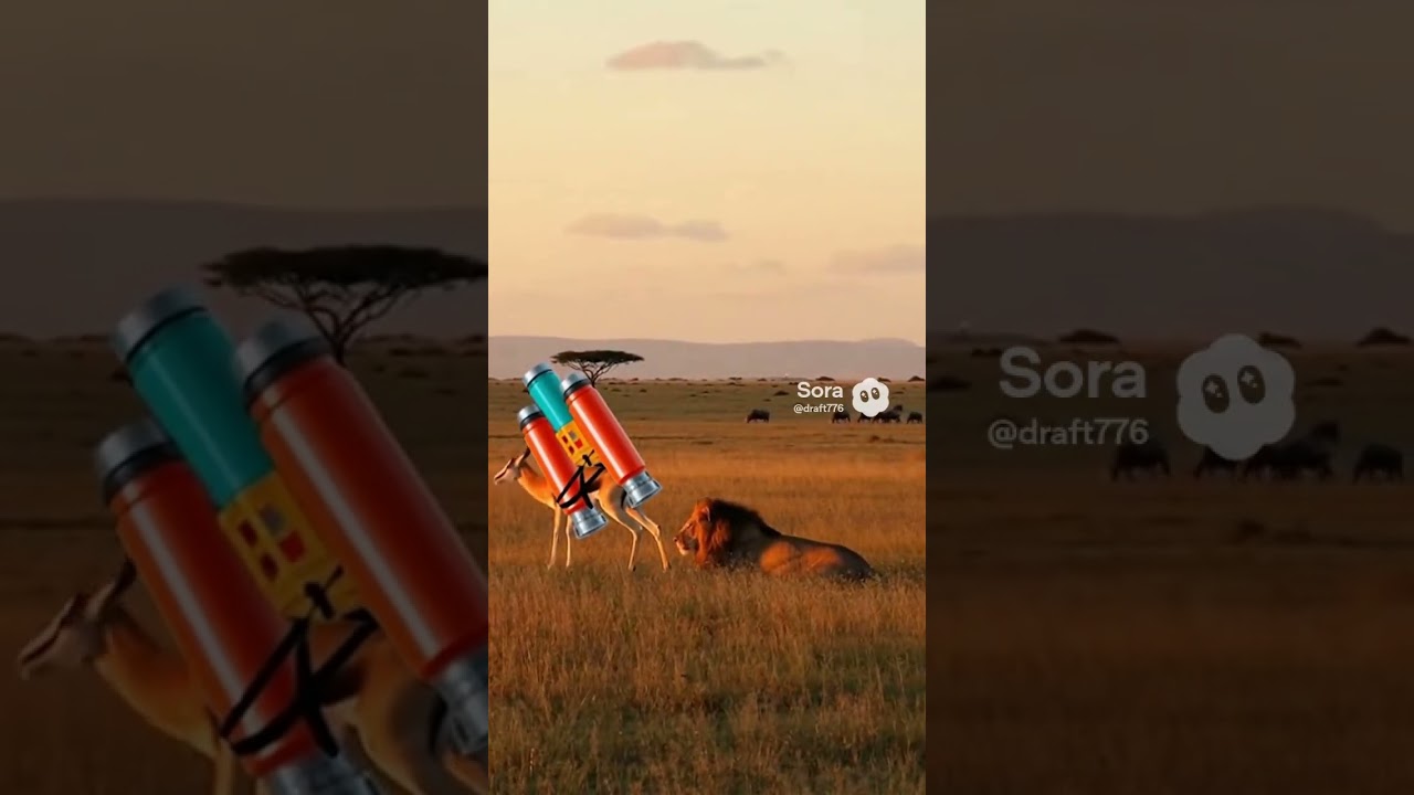 🚀 BIZARRE Wildlife: Gazelle Activates REAL Jetpack to Escape Lion! (Nature Documentary)