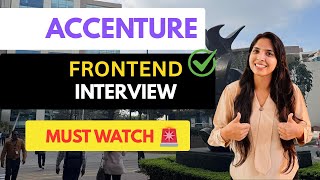 #Accenture React Developer Interview | Frontend Round 2 Preparation (0–3 Years Experience)(2025)
