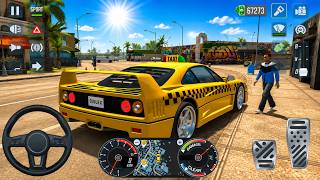 Ferrari Taxi Driver Goes VIP Mode in Taxi Car Simulator : EVO | Android Gameplay 2026 screenshot 3