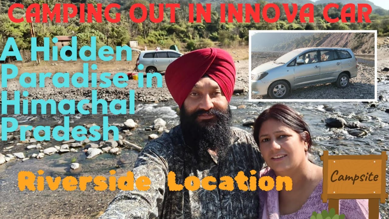 Innova Campervan Setup| Riverside Camping in Car| Bed and Kitchen Setup in Innova
