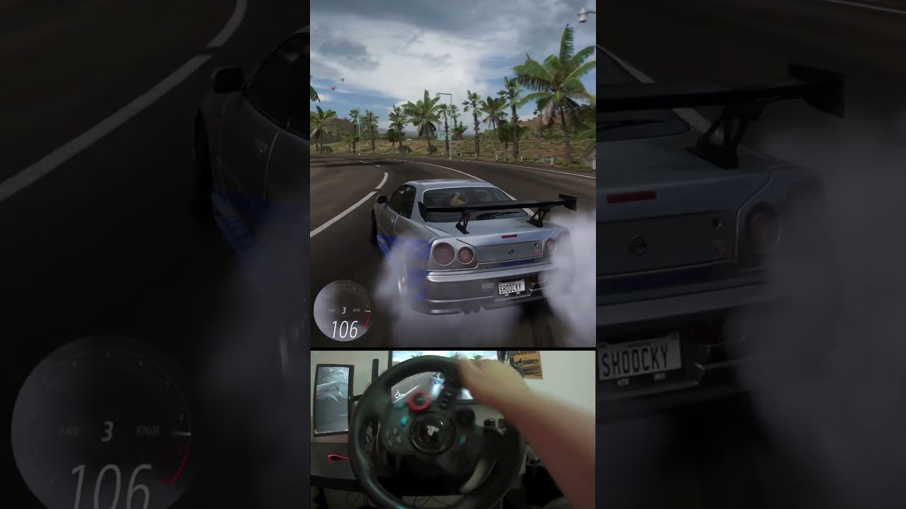PAUL WALKER'S NISSAN SKYLINE R34 GTR - FORZA HORIZON 5 (Steering Wheel Gameplay)