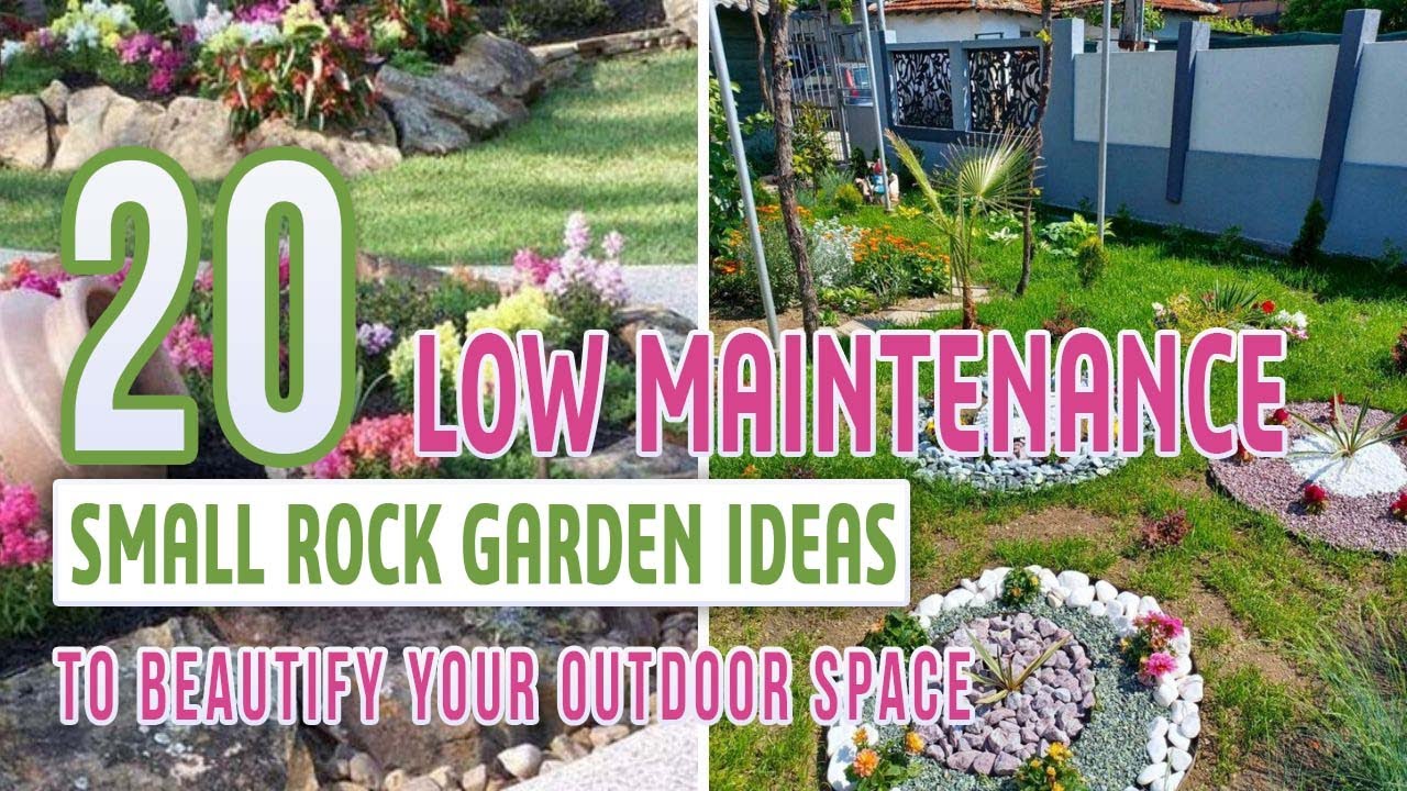 20 Low Maintenance Small Rock Garden Ideas to Beautify Your Outdoor ...