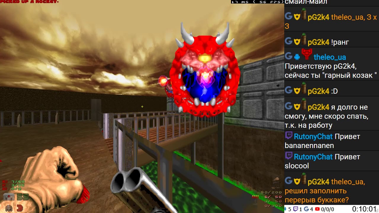 theleo_ua / Doom 2 (1994) HD / 010 / Hell Revealed 2 / Skill 4 + No save + Спавн монстров за донат