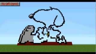 TCC - Pixel art - Snoopy and Woodstock