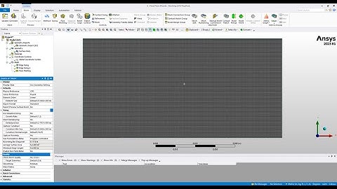 Ansys Mapped Face Meshing of a 2D Dam Model | Quadrilateral Mesh Generation