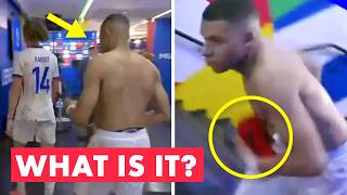 🔥 WEIRD THING Mbappe did at half time of Spain v France at Euro-2024