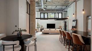 INSIDE a Downtown LA Designer Loft with 15-Foot Ceilings & Resort-Style Amenities | SERHANT. Tour