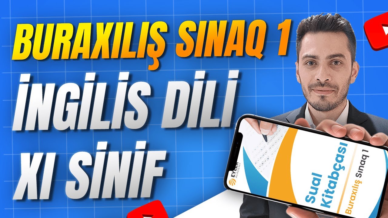 ✅❗️👉🏻EYLER ACADEMY BURAXILIŞ SINAQ 1 İZAH/İNGİLİS DİLİ XI SİNİF/FARİZ ŞABILI
