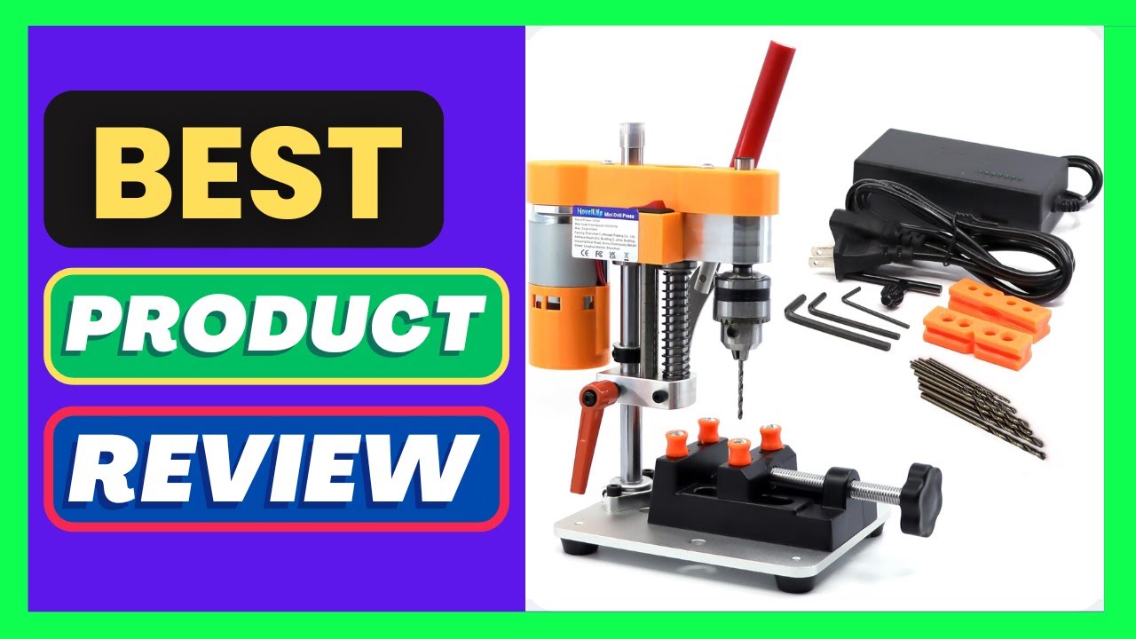NovelLife Mini Drill Press Precision Benchtop Drilling Machine