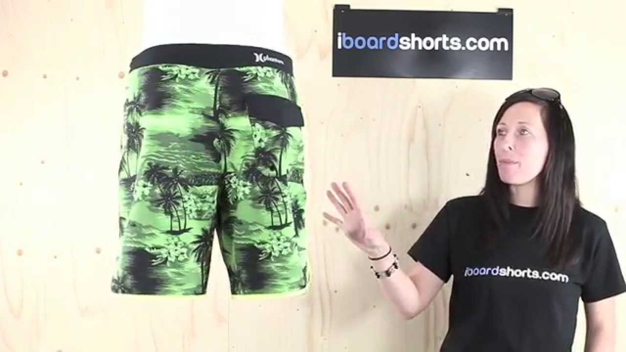 Hurley Phantom Aloha Boardshorts Neon Green available at iboardshorts.com